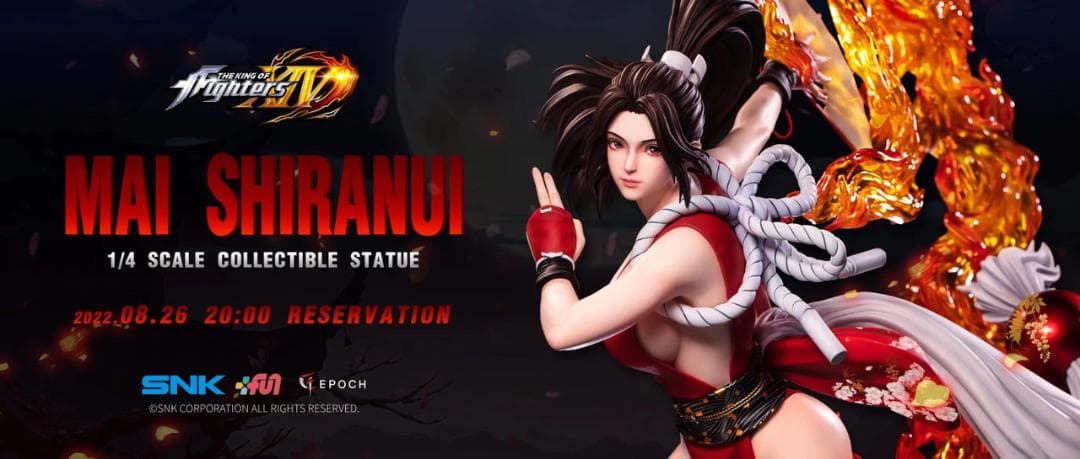 不知火舞 1/4 高さ68cm 完成塗装済み公式フィギュアスタチュー KOFXV