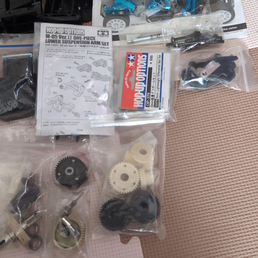 タミヤ　M−05(サ-ボ・モーター付)フルオプション・スペア−パーツ付