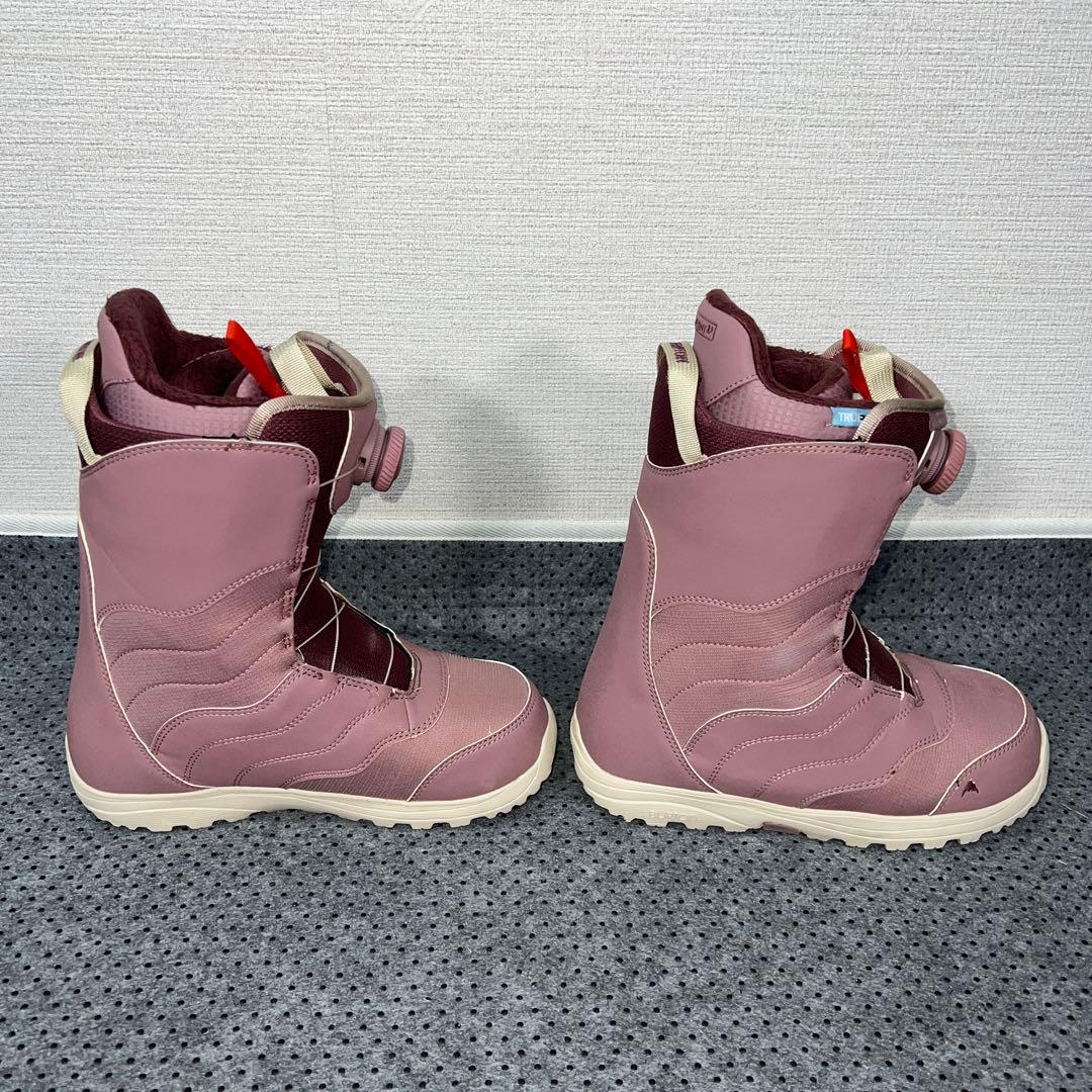 7-8回使用 24.5cm BURTON MINT BOAピンクブーツ