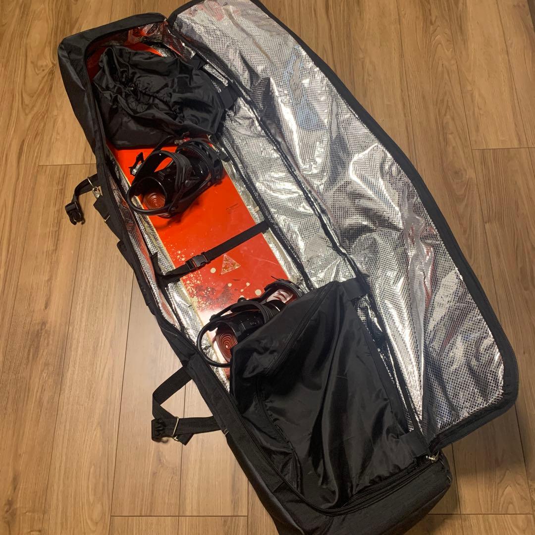 激安‼️送料込み‼️スノーボード板+バインディング+ボードケース3点セット✨️②