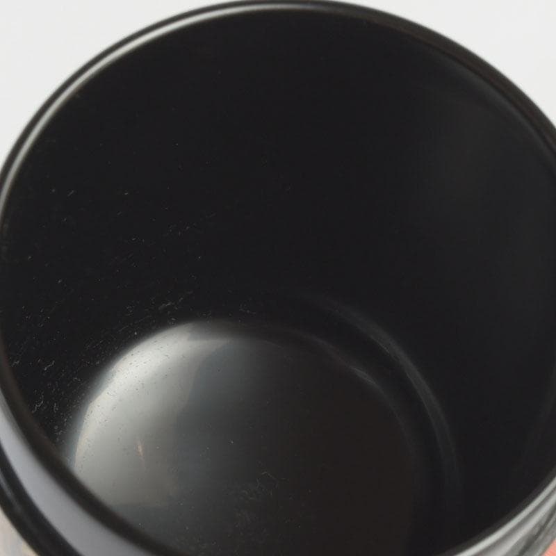 茶道具　山内幸男　号漆峰　竹林蒔絵　細棗　共布共箱　V　9778