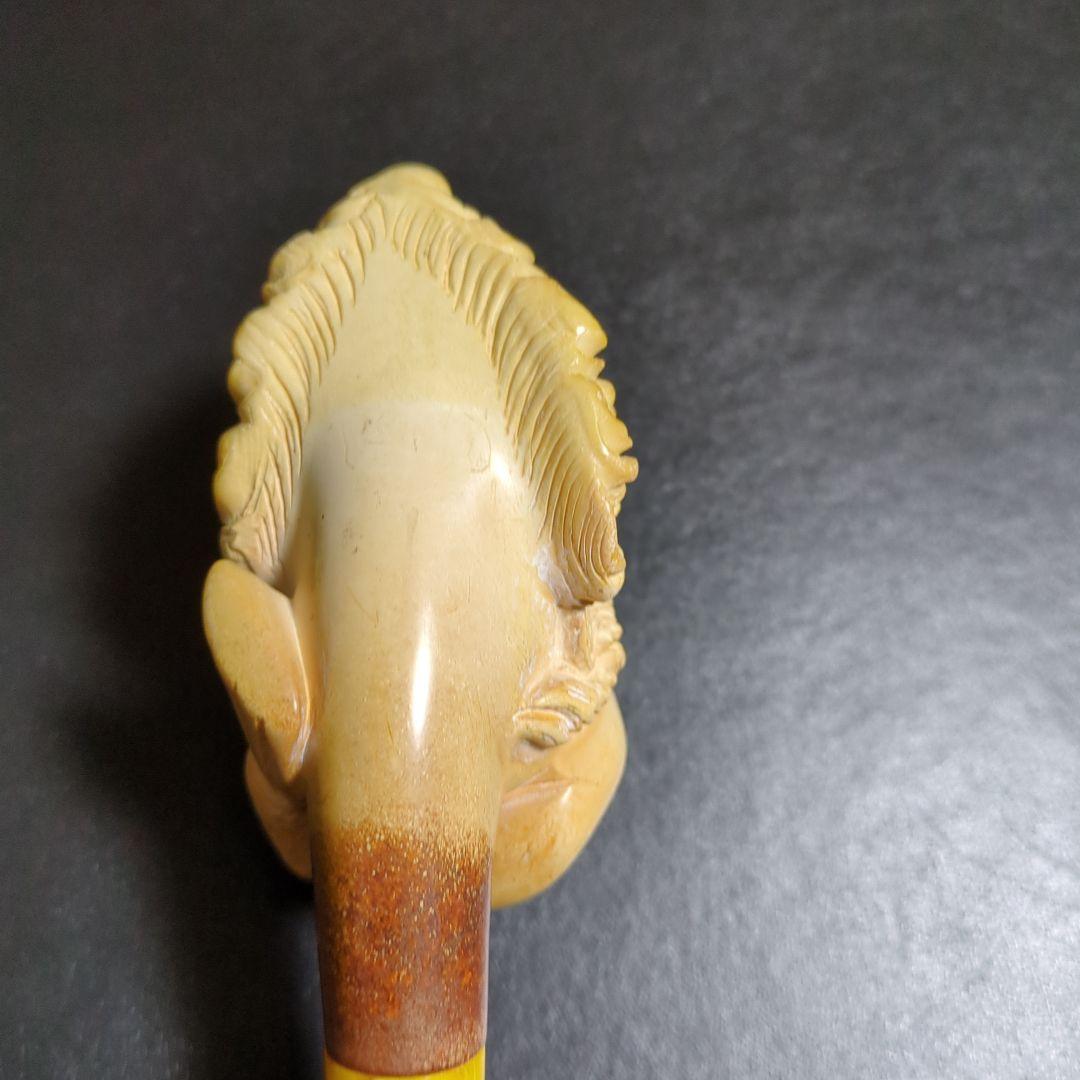 メシャムパイプ彫刻入り（used）