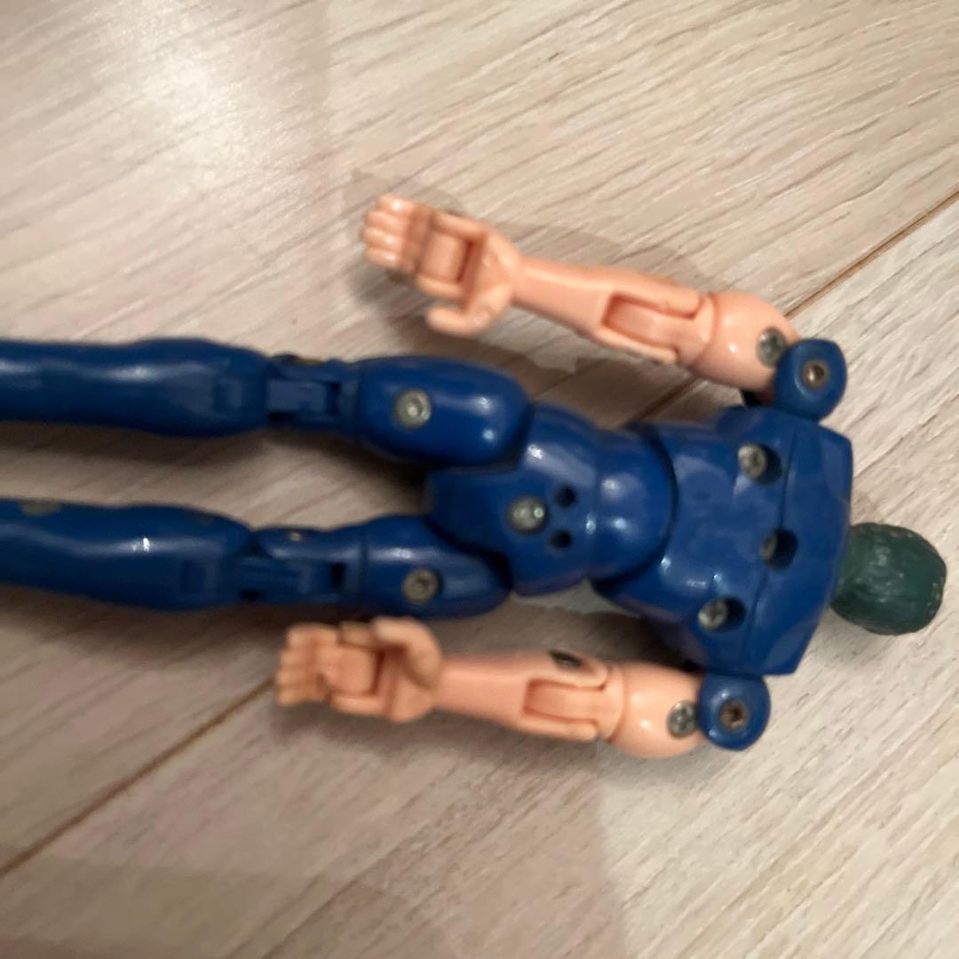 1980年後半　聖闘士星矢玩具　可動式　青フィギュア バンダイ