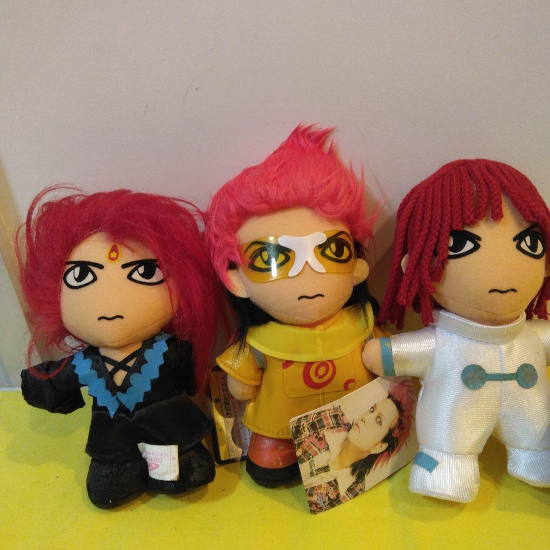 レトロX JAPAN　hide さんぬいぐるみ ／ストラップ/下敷き6点 セット