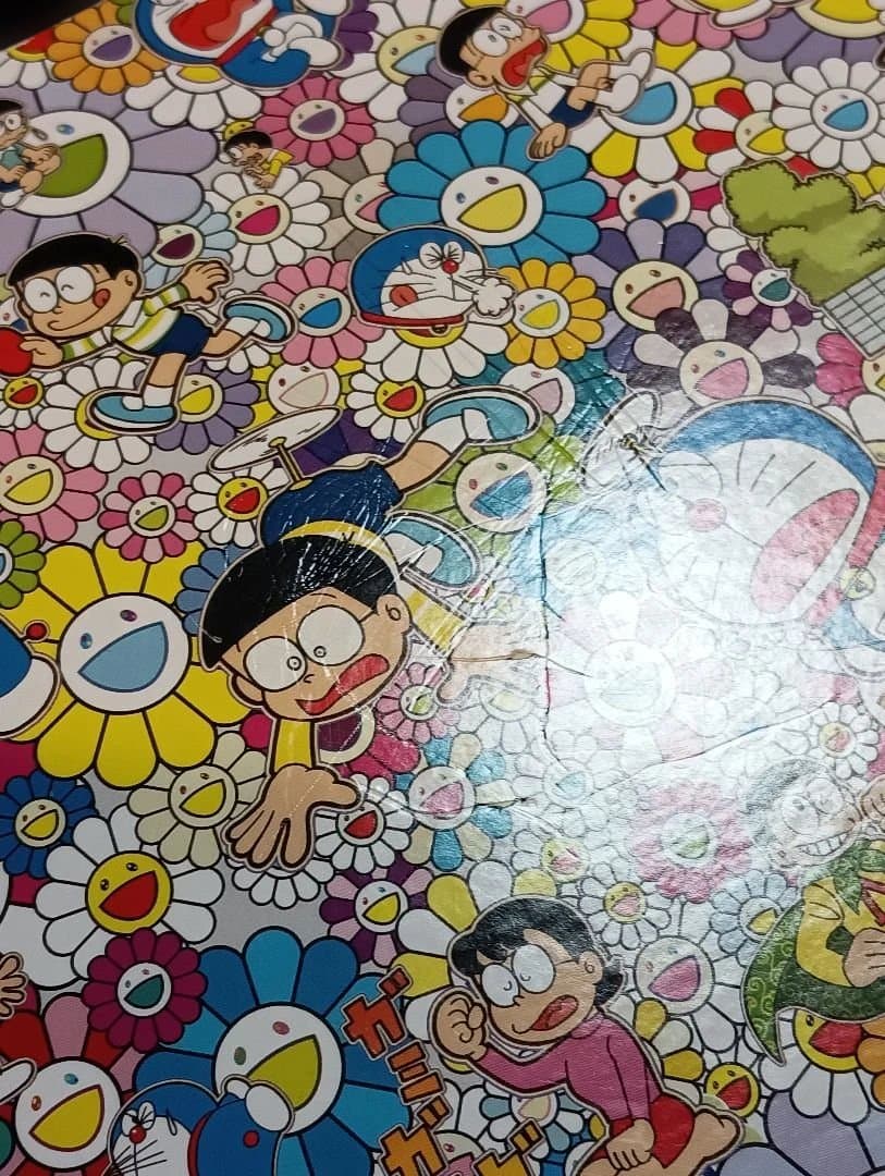 ドラえもん展 ジグソーパズル 1000P 村上隆 ※(のり無し・箱に薄い傷)