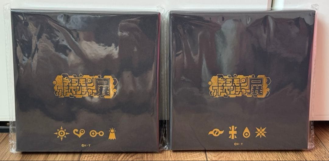 【未開封】デジモンアドベンチャー展　限定　記念メダル風ピンズ　A Bセット