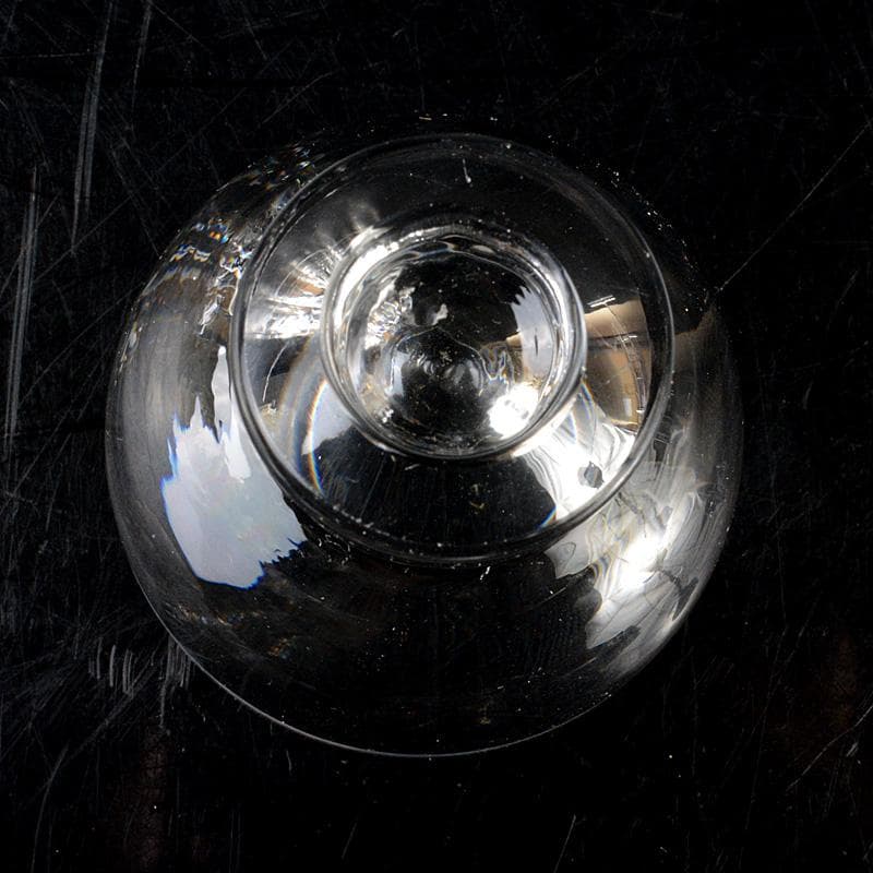 クリスタルガラス　冷酒グラス　酒杯　煎茶器　6客　桐箱付　V　6289