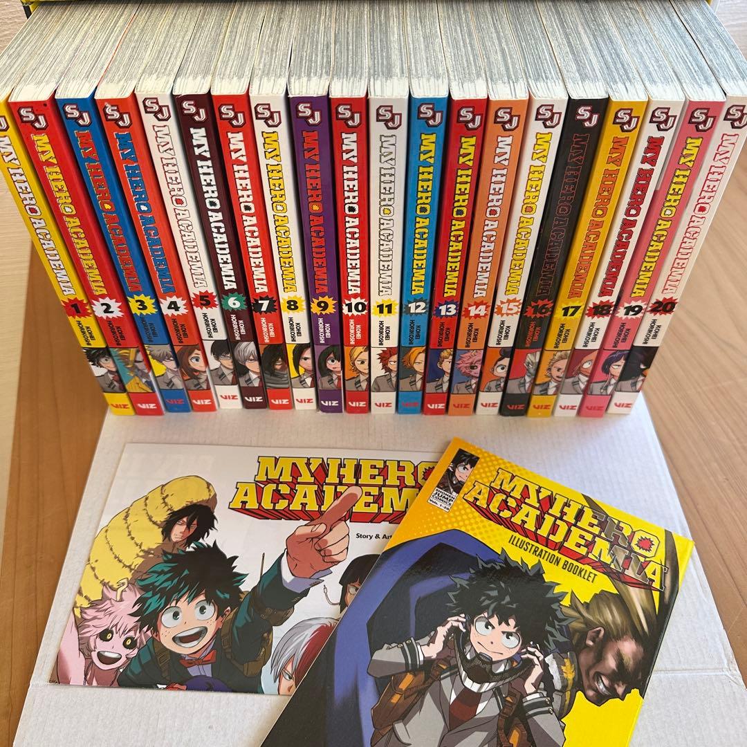 ☆美品•貴重品☆僕のヒーローアカデミアBOX 英語版 漫画 1〜20巻