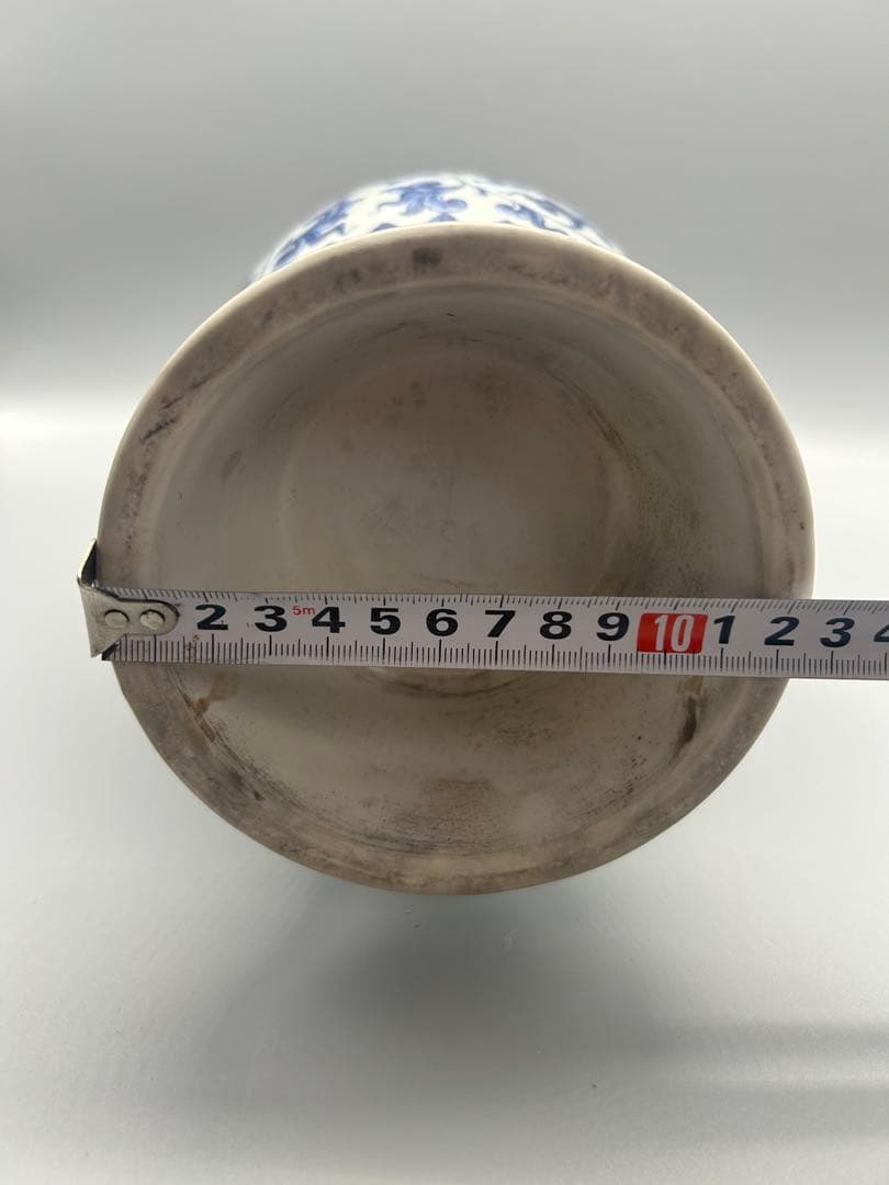 【骨董美品】中国古代　青花模様　壺