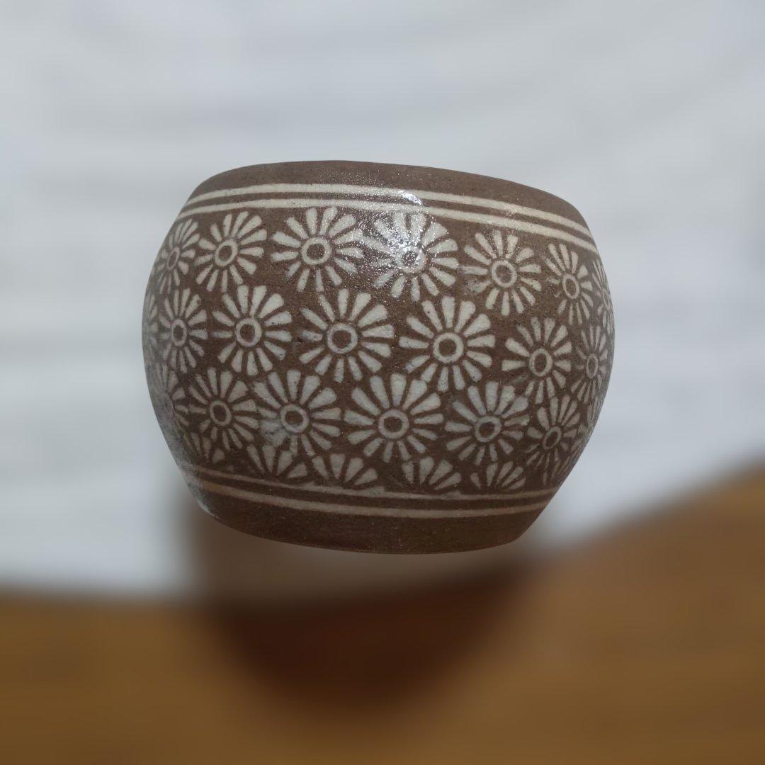 花三島 皆具 4点セット 落款あり 茶道具