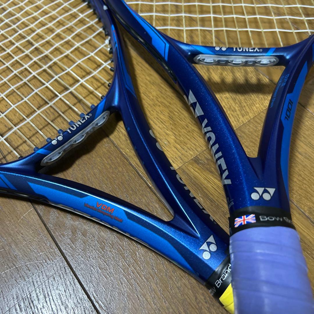 ヨネックス硬式テニスラケット　2本 E ZONE100L G2 イーゾーン