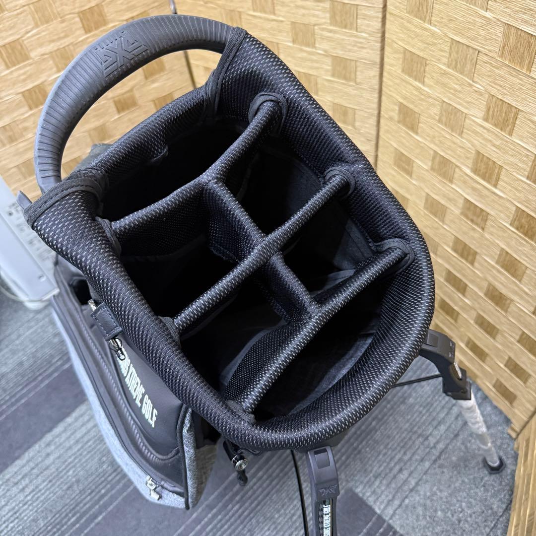 美品☆PXG キャディバッグ☆ハイブリッドスタンドバッグ 6口 ゴルフ