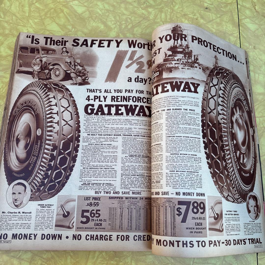 USA VINTAGE 1938年 Spiegelスピーゲルカタログ500ページ