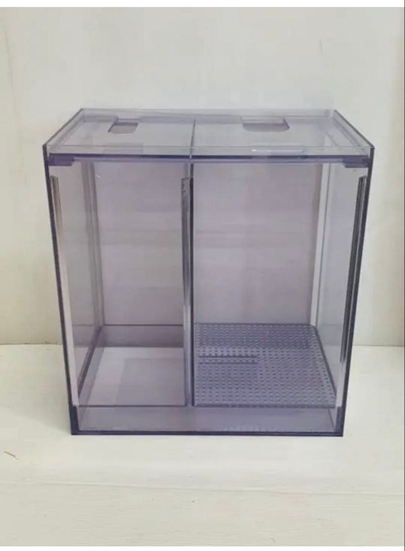 300ｘ300ｘ400オーバーフロー水槽セット　フランジ加工付 ブラックシリコン