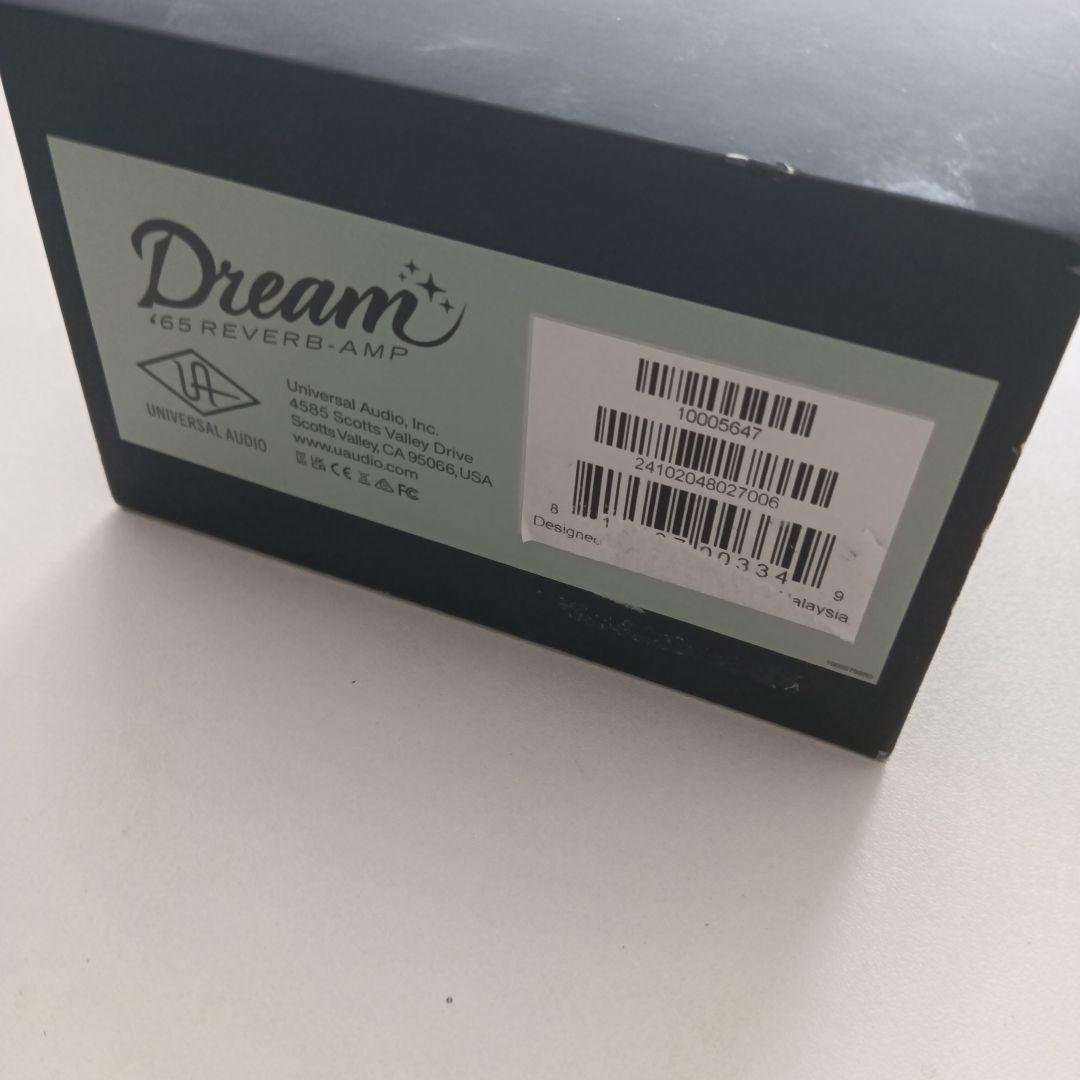 UNIVERSAL AUDIO UAFX DREAM'65　アダプター付き