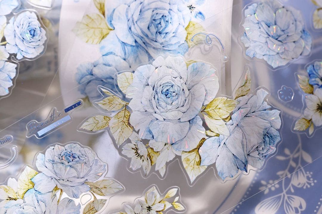 ⭐️SALE⭐️小白家文創《涧石蓝》海外マスキングテープ マステ 【2742】