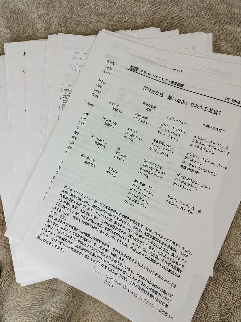 大幅値下げヒューマンアカデミー☆彡パーソナルカラーアナリスト教材&ドレープ一式