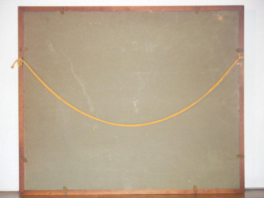 絵画　作者不詳　サイン有　油彩6号　風景画　J193