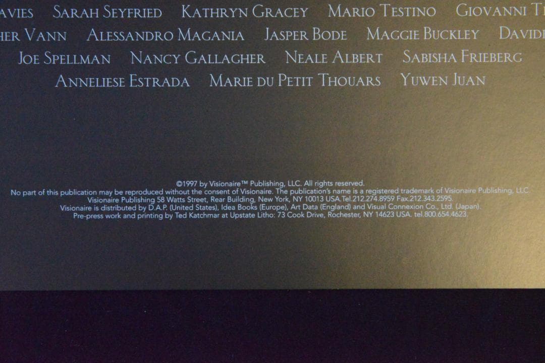 Visionaire #23: Emp' Sdnr30 カール・ラガーフェルド