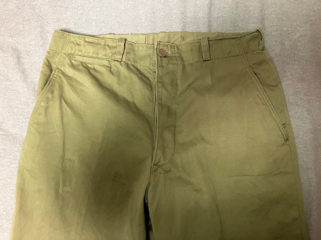 フランス軍 m-47 チノトラウザー　ミリタリー シャツ　セットアップ