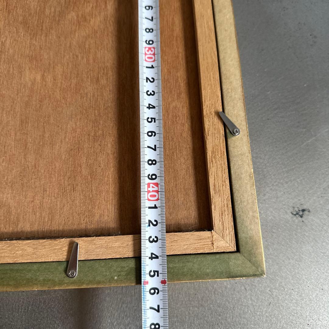 善光寺　松田朝旭　墨絵 伝統的な寺院の風景 金色のフレーム付き