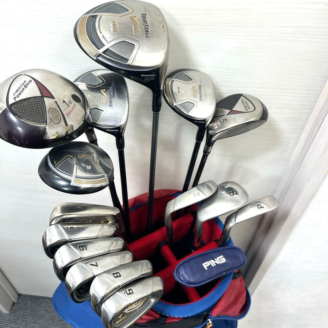 【16本セット】メンズ ゴルフセット バッグ付属【送料込み】