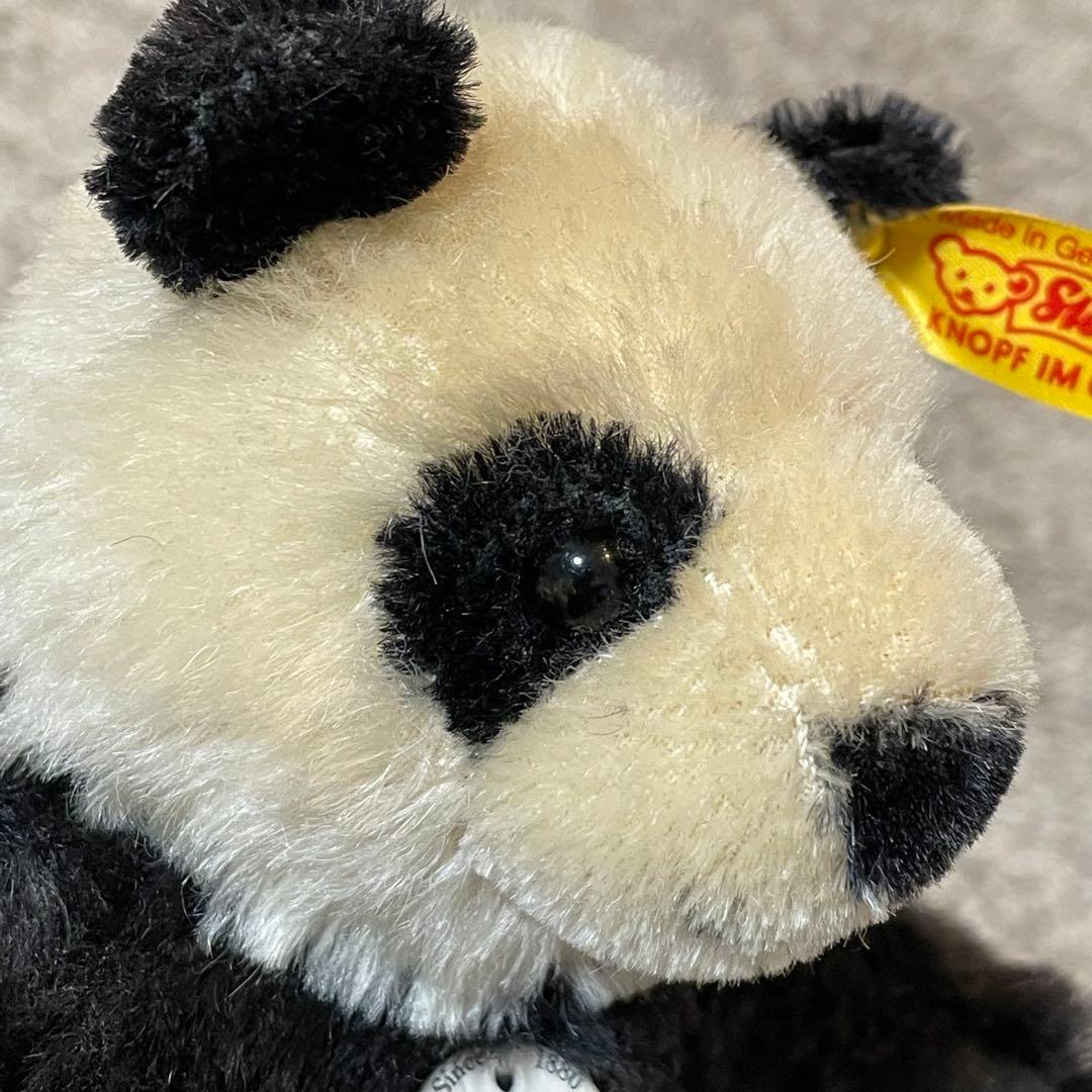 中古 シュタイフ ポニー パンダ EAN060182 Steiff シュタイフ