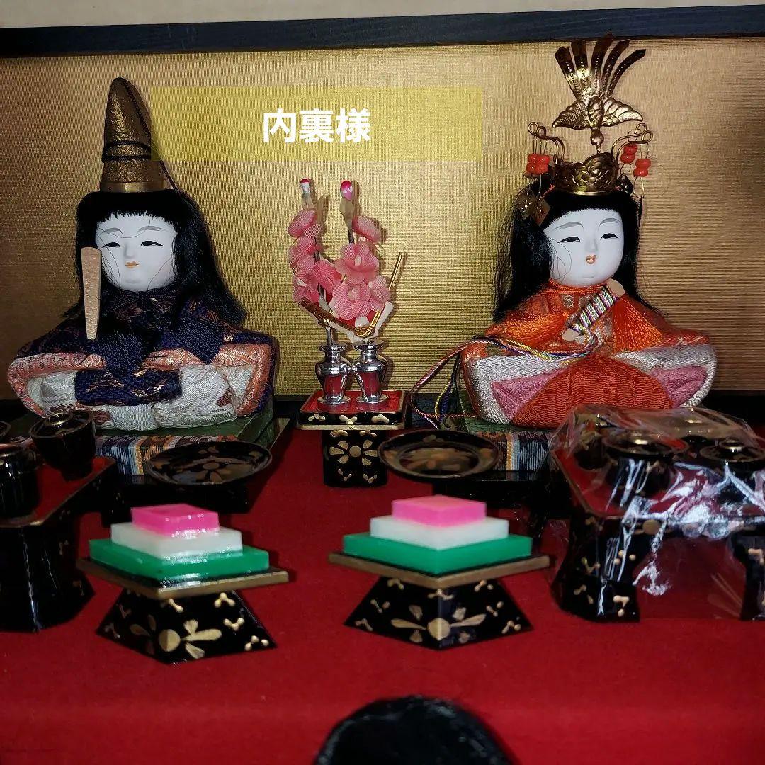 木目込雛人形15人三段飾り（徳川美術館蔵本サービス）