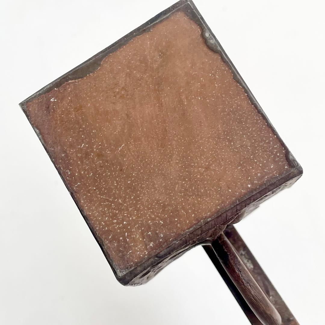 銅製 矢立 筆記具 布袋 アンティーク 骨董 大きいサイズ