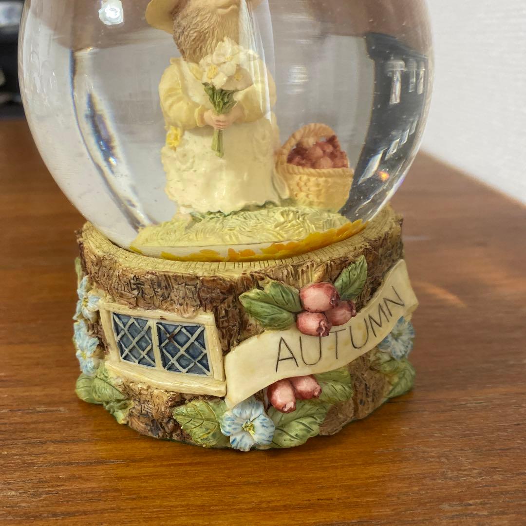 1989 エネスコ　ブランブリーヘッジ スノードーム　スノーグローブ　オータム