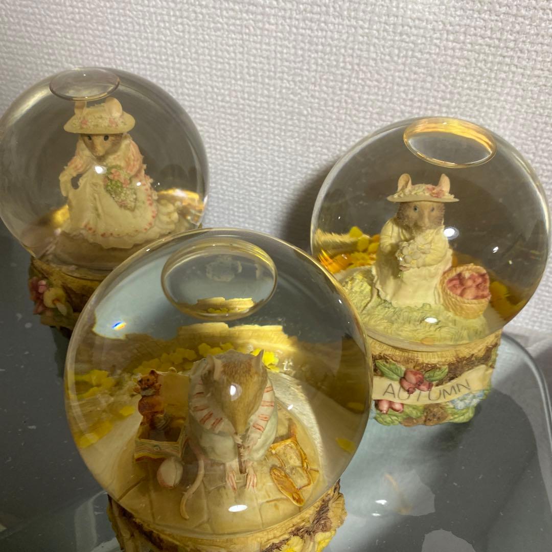 1989 エネスコ　ブランブリーヘッジ スノードーム　スノーグローブ　オータム