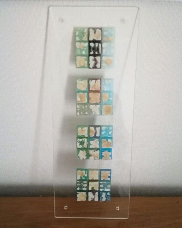 ベネチアンモザイクタイル　オブジェ④　壁面ディスプレイ　1980年代