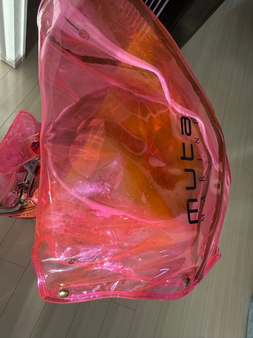 Muta marine ゴルフバッグ 328 クリアピンク エナメル