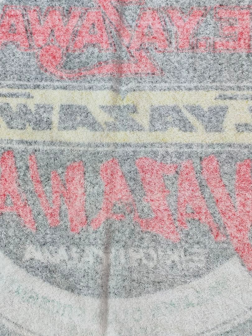 【未使用】矢沢永吉 スペシャルビーチタオル SBT '91エンブレム スリーロゴ