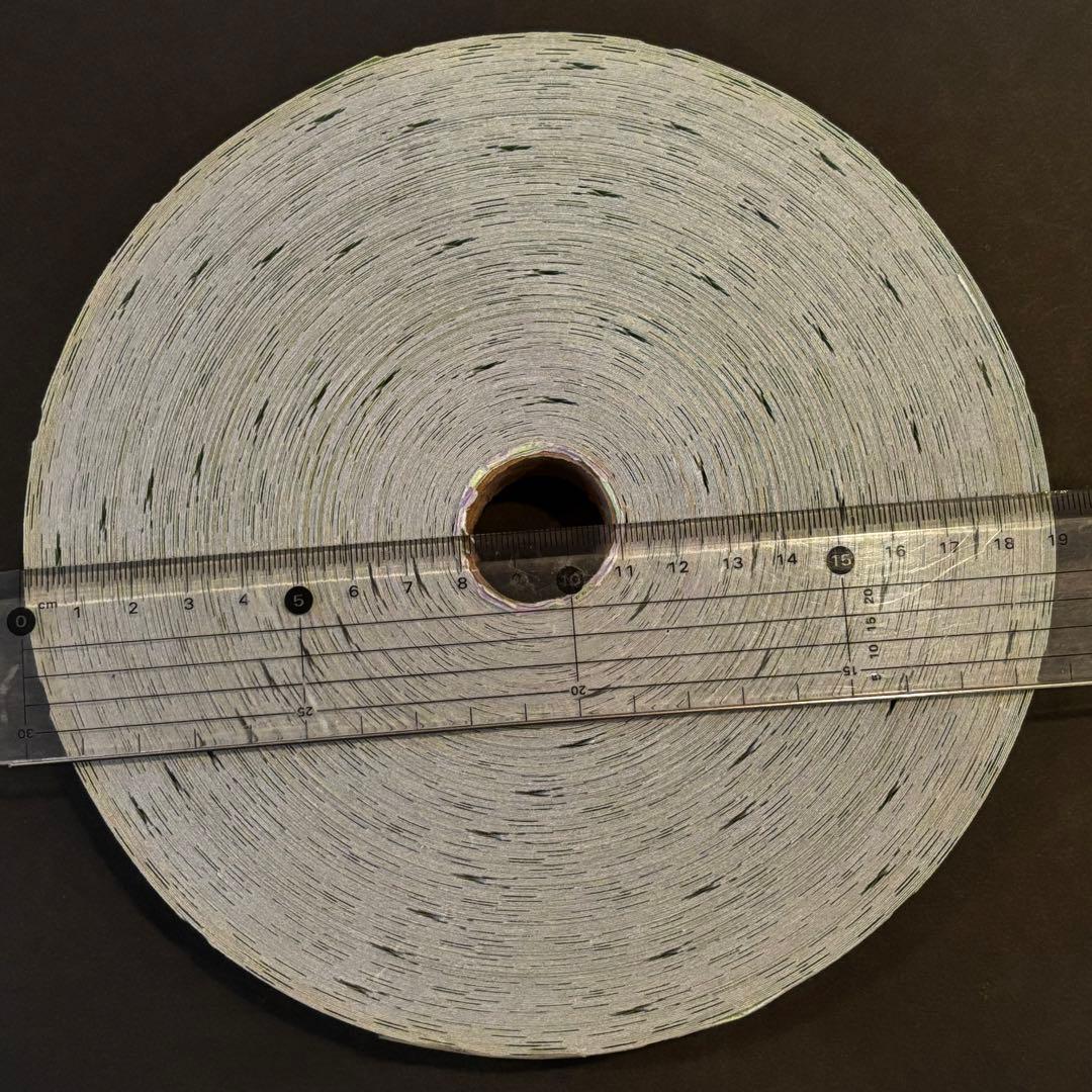 1点限り未使用 ヴィンテージ ロールチケット / 海外紙もの ジャンクジャーナル