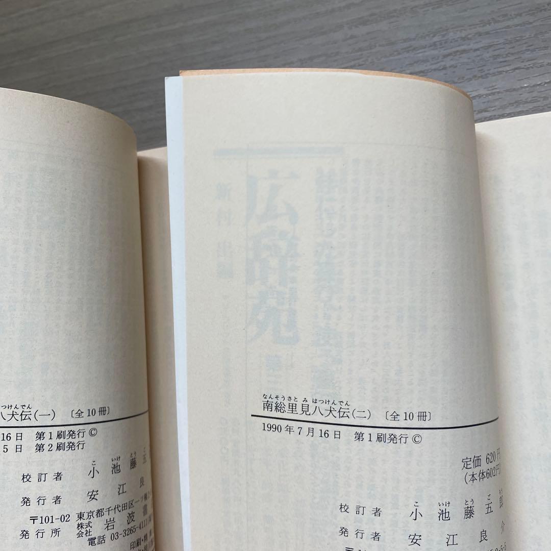 南総里見八犬伝 全10巻揃い 曲亭馬琴 岩波文庫 外箱付き