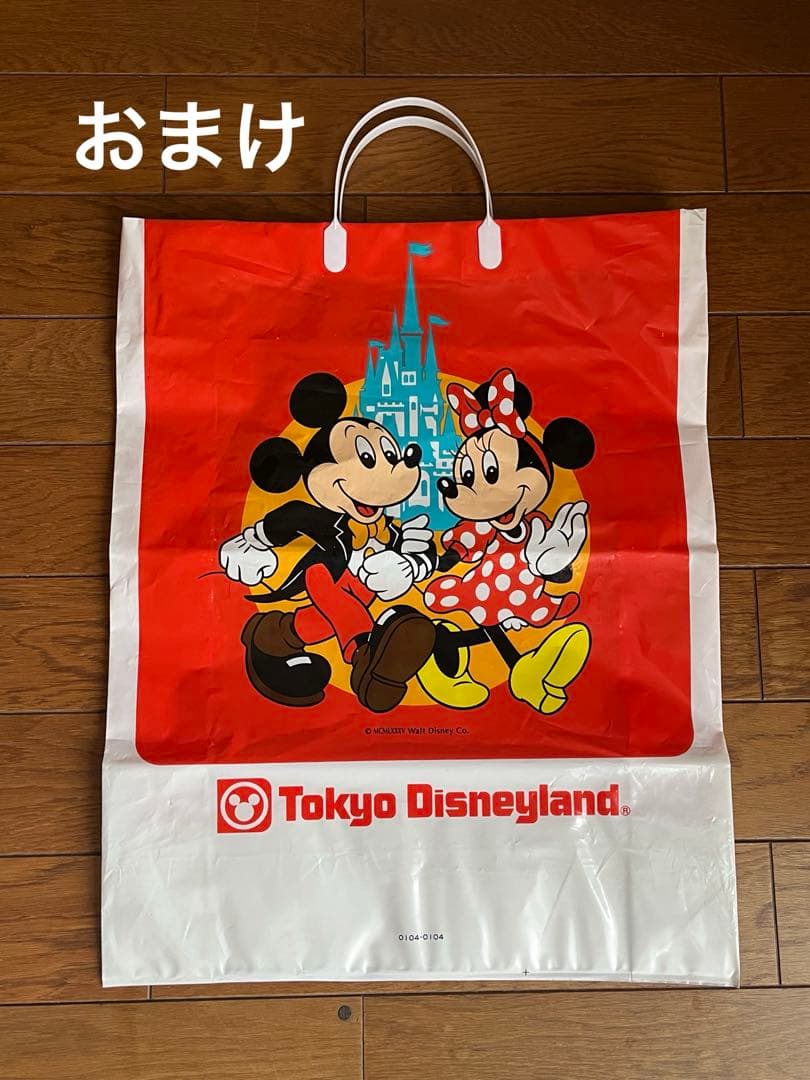 【希少・当時物】昭和レトロ ディズニー トレイ 4枚＆ショップ袋セット ミッキー