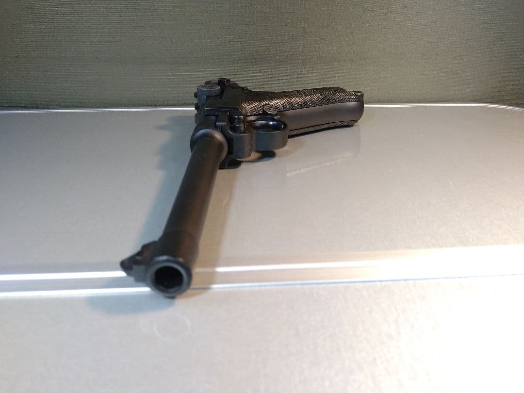 希少な美品！タナカ製　ルガーＰ０８　６インチ！　作動快調なガスブロ、ガス漏無し！