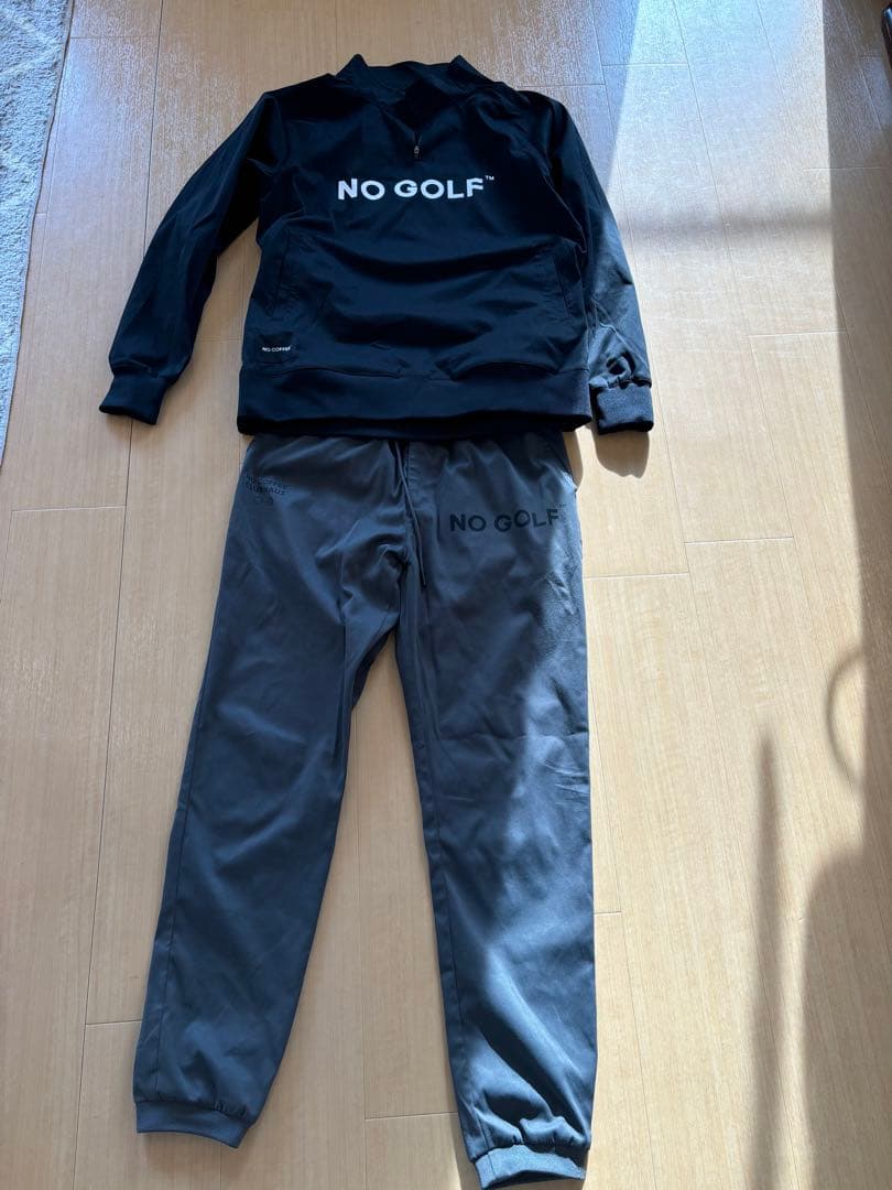 NO GOLF×Club houseウェアセット 黒・グレー