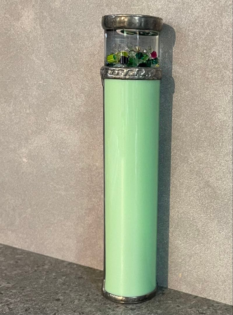 【万華鏡】ステンドグラス/オイル　池田憲昭作 希少品　袋付き