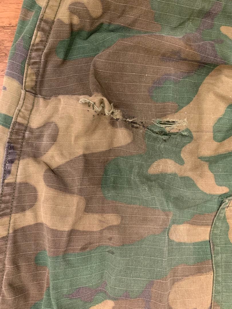 70年製実物 米軍リーフカモ ジャングルフ アティーグ 上下セット ヴィンテージ