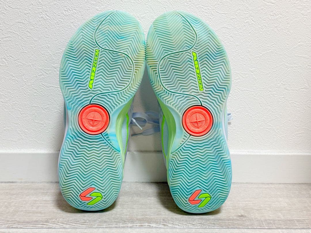 Luka 4 PF Navigator jordan バッシュ 水色 白 黄色