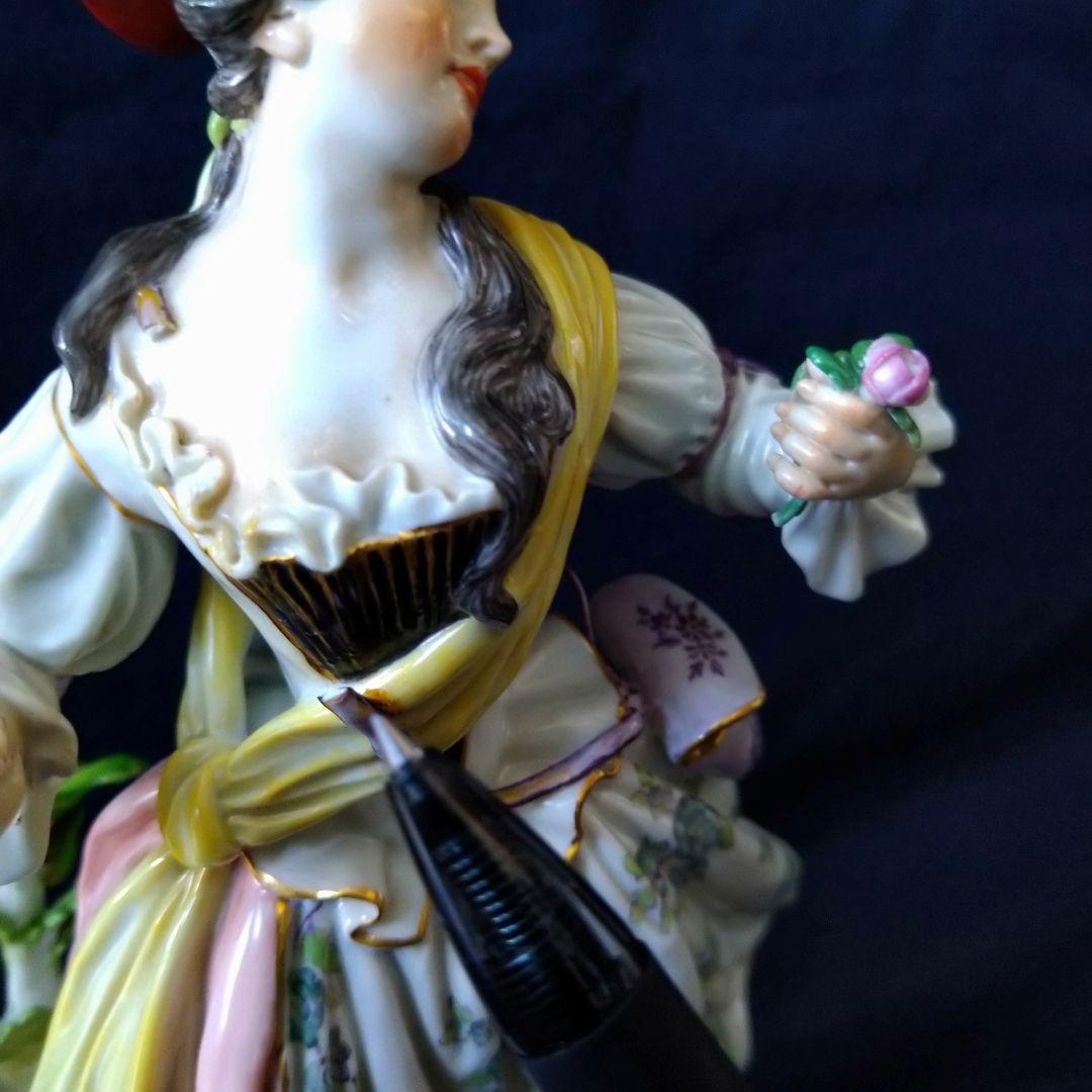 ✤マイセン(Meissen)フィギュリン『羊飼いの女性』