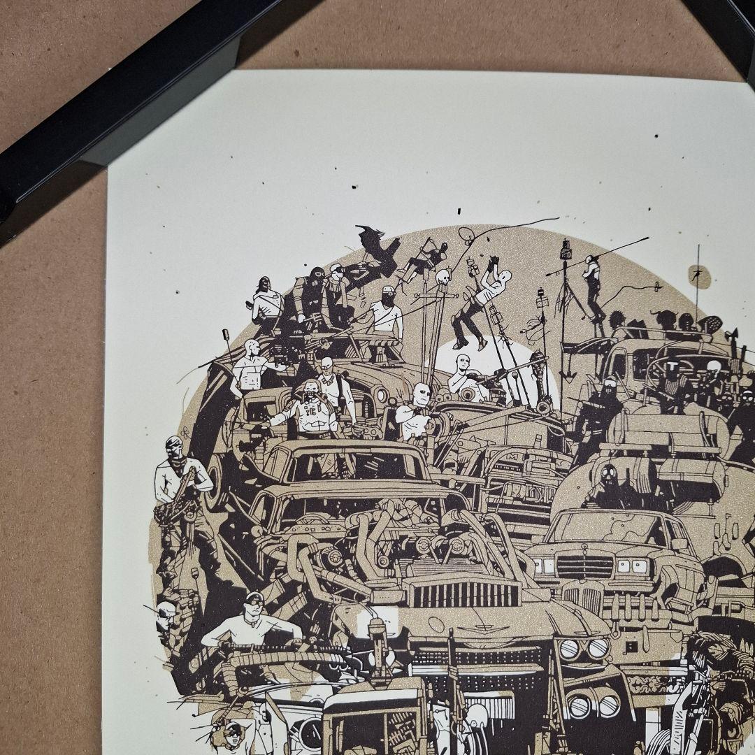 ●250枚限定 マッドマックス 怒りのデスロード シルクスクリーン ミニポスター