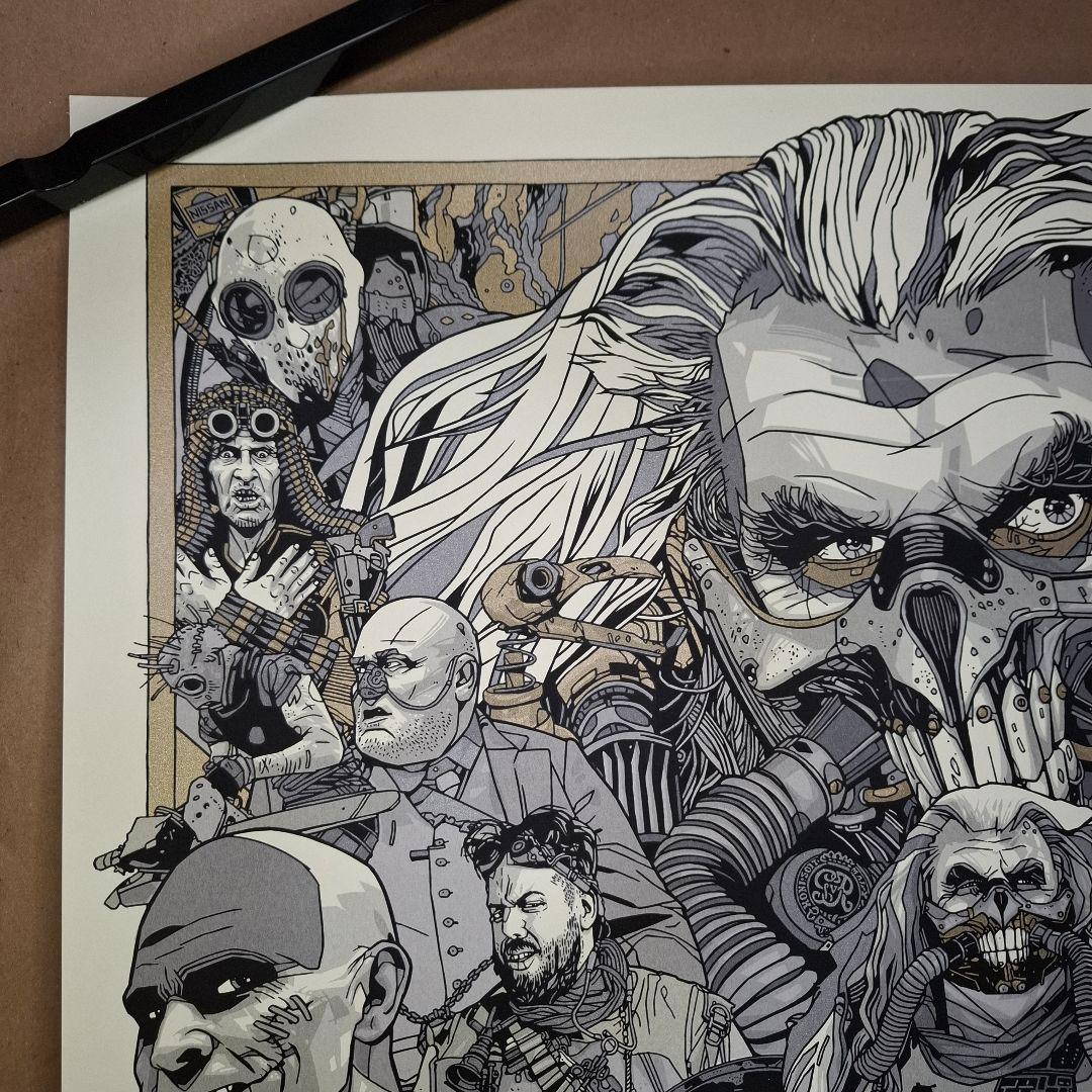 ●250枚限定 マッドマックス 怒りのデスロード シルクスクリーン ミニポスター