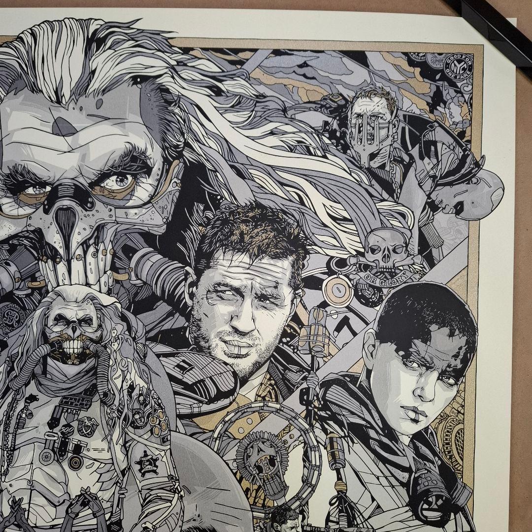 ●250枚限定 マッドマックス 怒りのデスロード シルクスクリーン ミニポスター