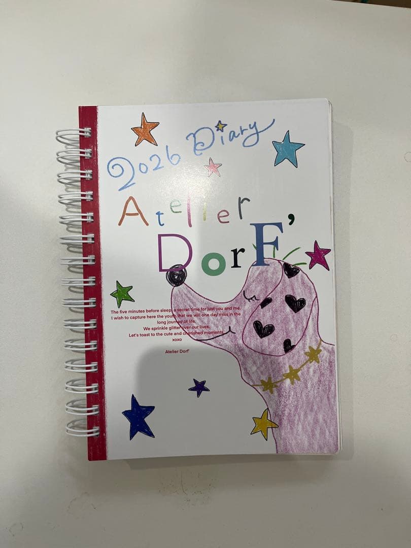 2026年用 Atelier Dore' スケジュール帳