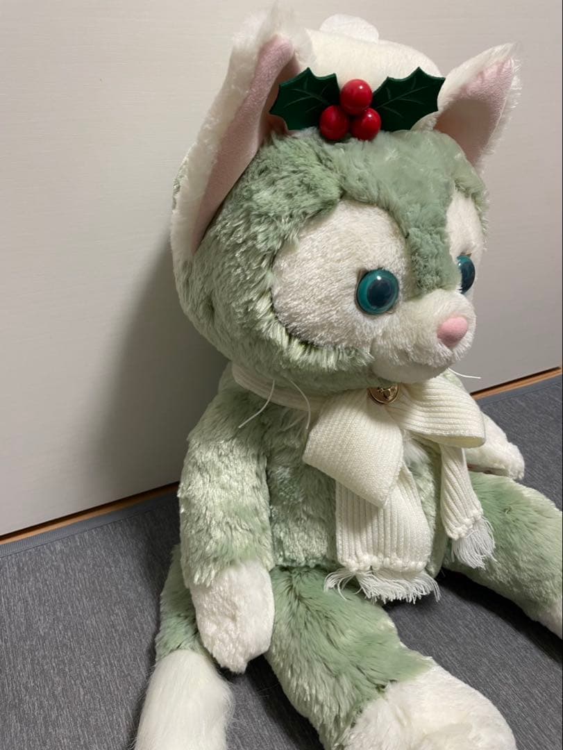 タグ付き　ジェラトーニ　クリスマス　ぬいぐるみ　mサイズ