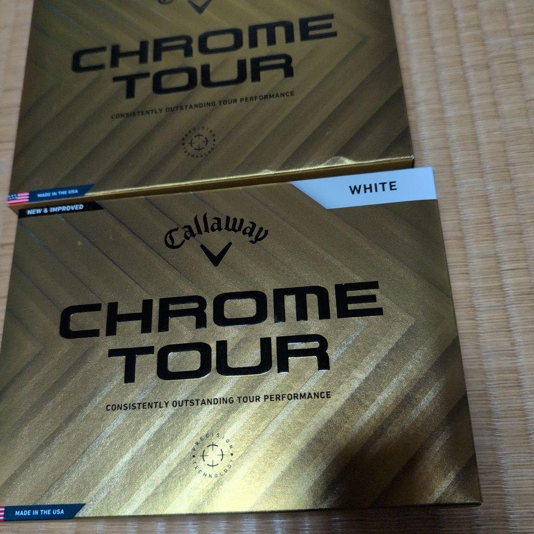 Callaway Chrome Tour ゴルフボール 12個入り2箱