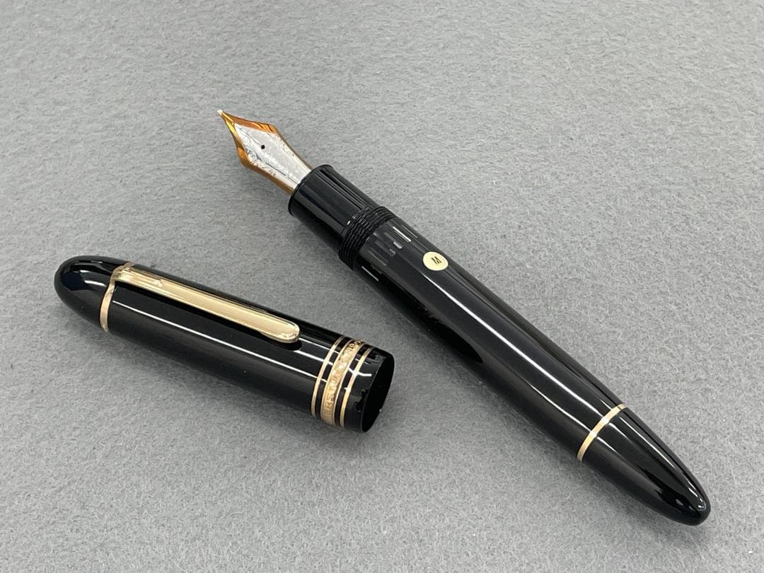 【未使用】モンブラン万年筆149 14C なで肩 首軸一体型 エボナイト芯